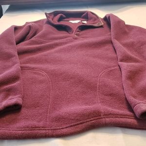 Men's Orvis pullover fleece jacket .